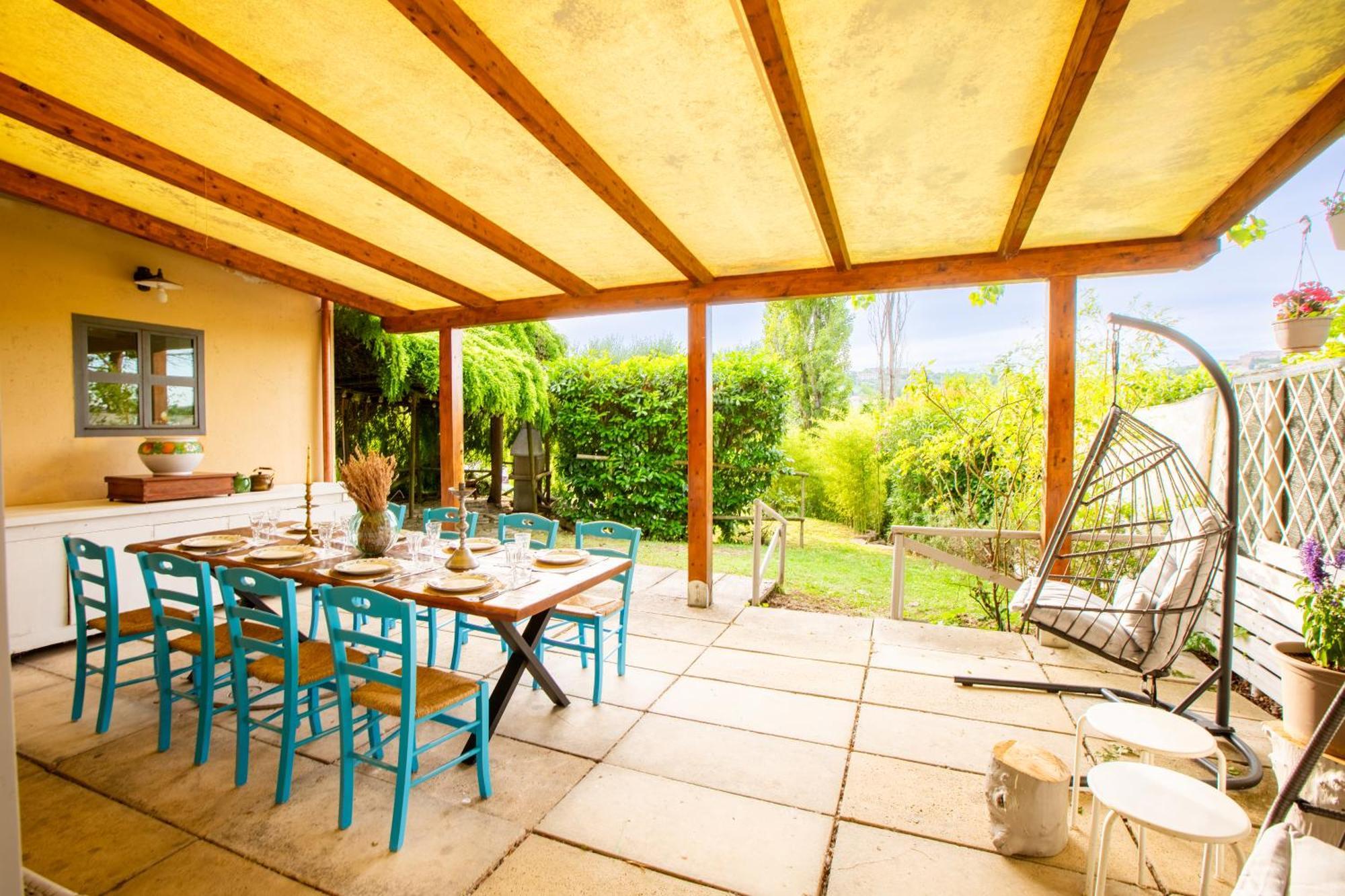 Grande Villa Storica Per Vacanze Con Giardino Privato E Piscina Ostra Luaran gambar